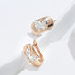 Boucles d'oreilles Papillons, bijou en alliage plaqué or 585 (14 carats)