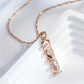 Collier pendentif vitrail ajouré, bijou en alliage plaqué or 585 (14 carats) et plaqué argent 925