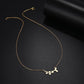 Collier Colibri, bijou en acier inoxydable doré
